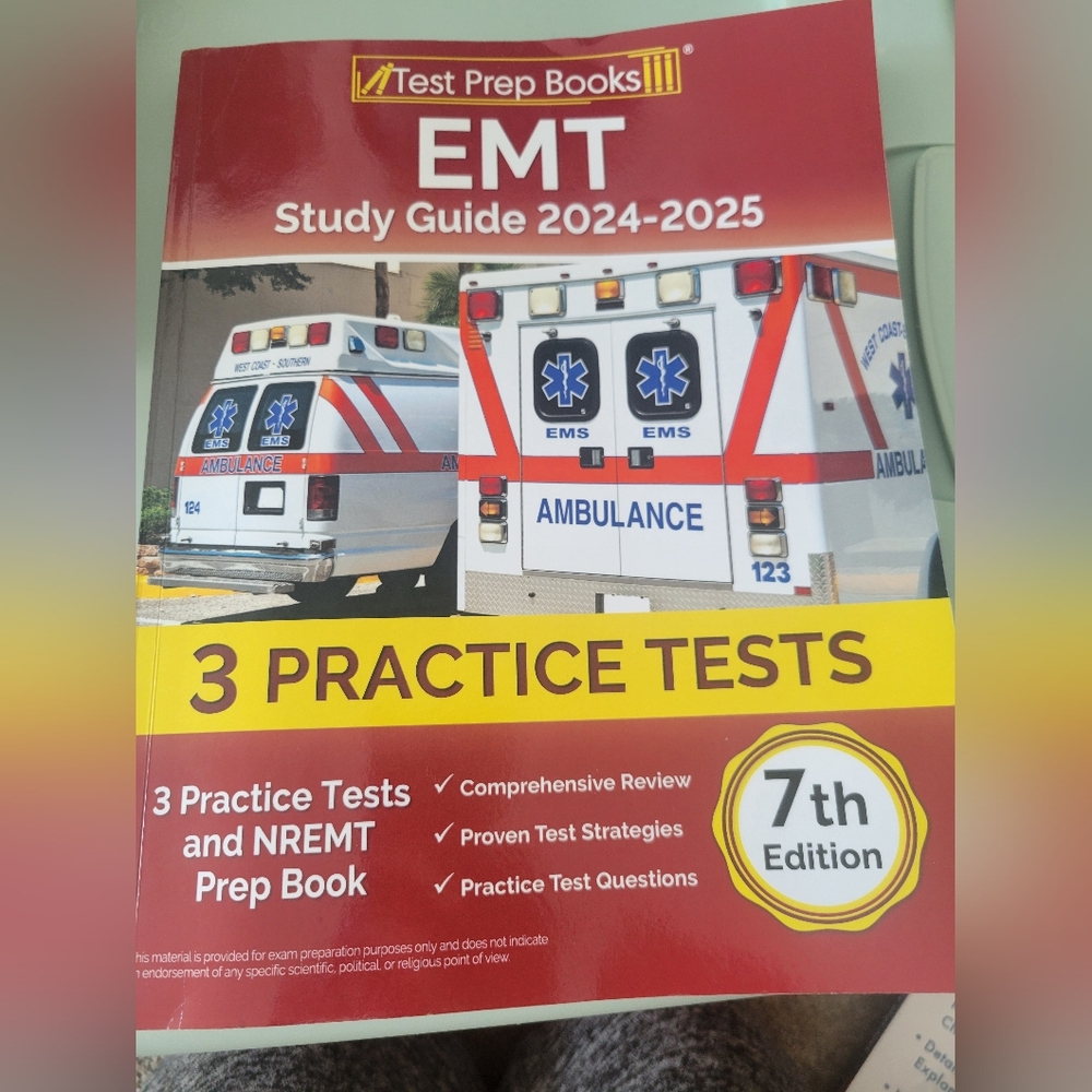 Test prep book EMT study guide 24/25